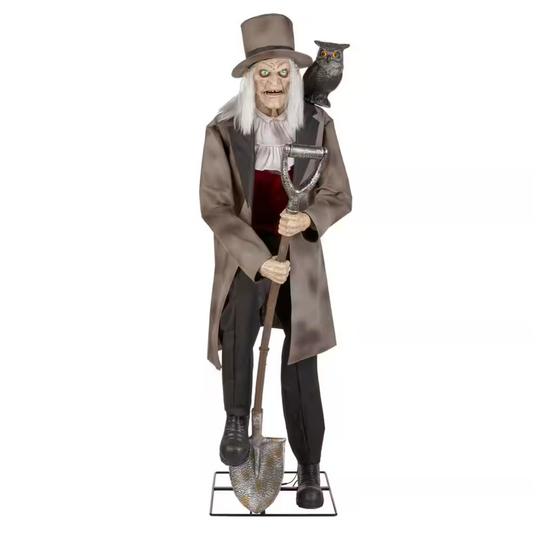6.5 ft. Animated LED Gravedigger
