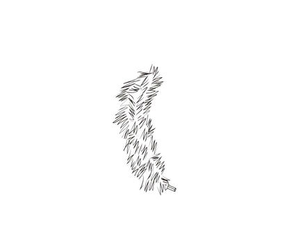 5.5 ft. Animated LED Fear Valley Wolf