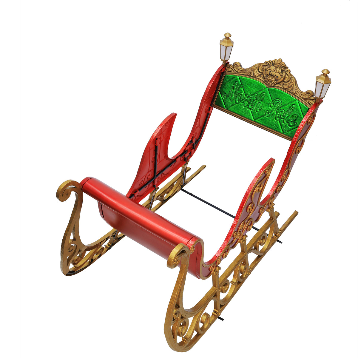 8 ft. Long Giant-Sized LED Santa’s Sleigh