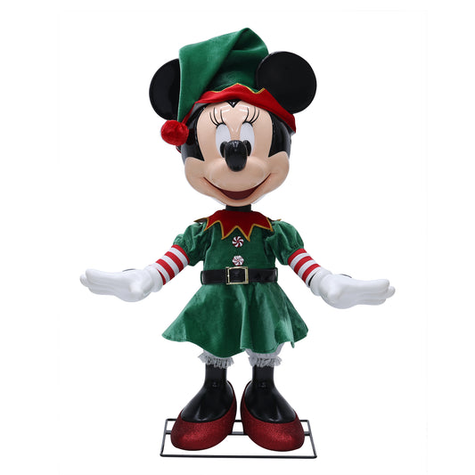 4 ft. Animated Interactive Holiday Minnie Mouse