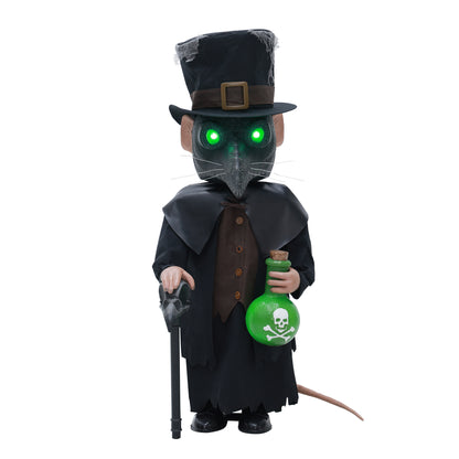 3.5 ft. Animated LED Plague Rat
