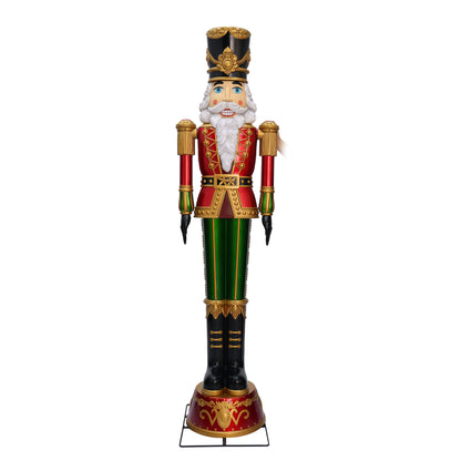 8 ft. Giant-Sized LED Nutcracker