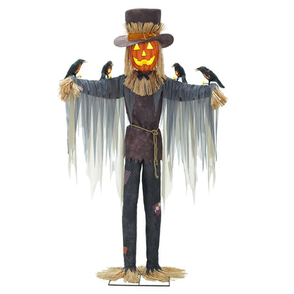 8 ft. Animated Scarecrow