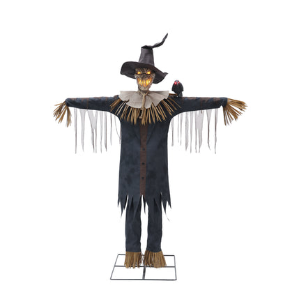 6.5 ft Animated LED Stalking Scarecrow
