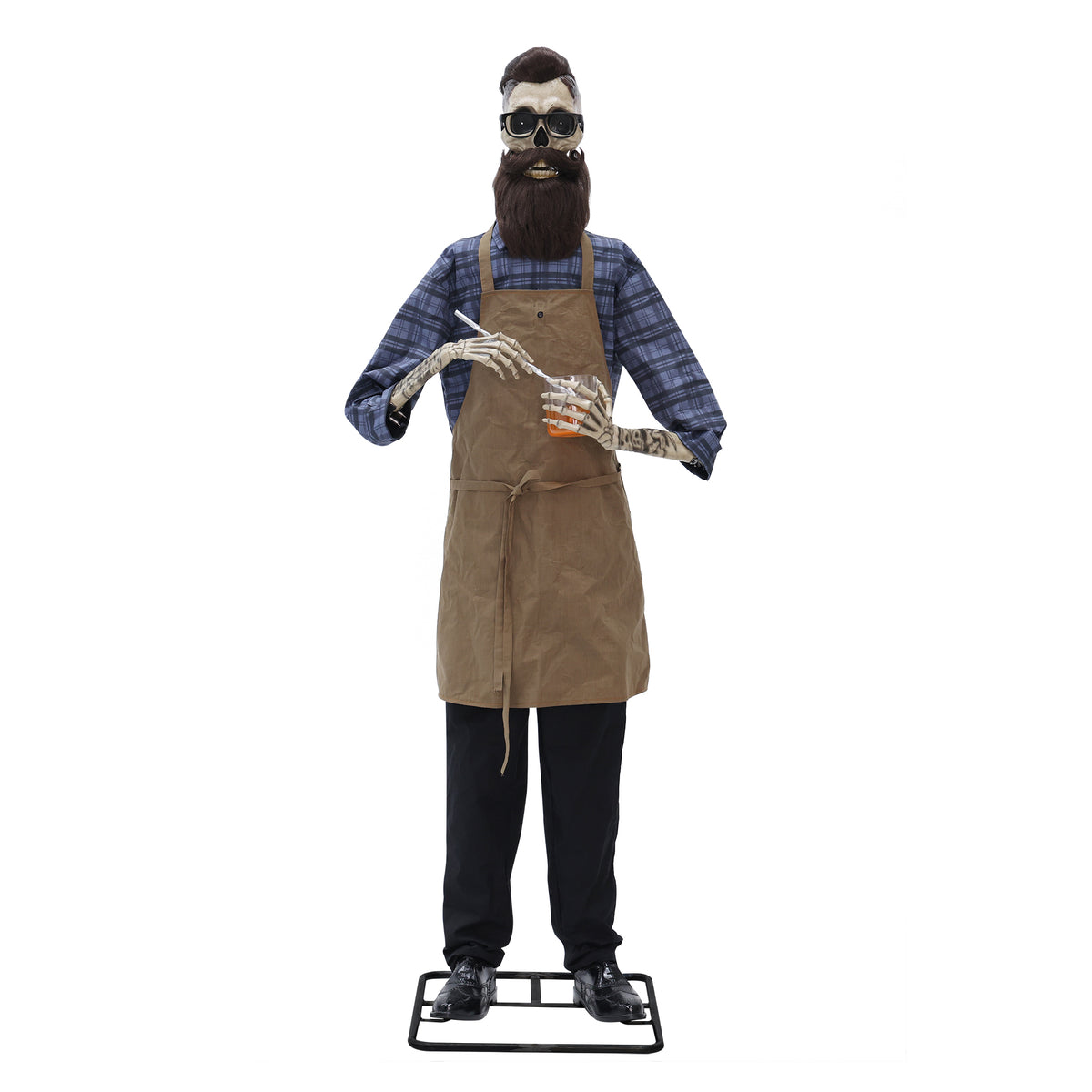 6 ft. Animated LED Skeleton Mixologist