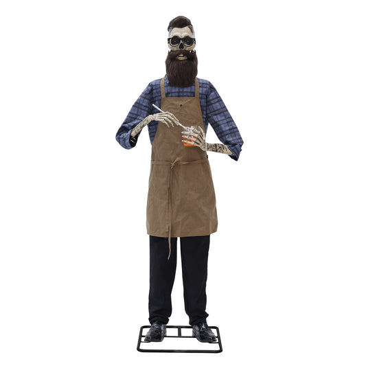 6 ft. Animated LED Skeleton Mixologist