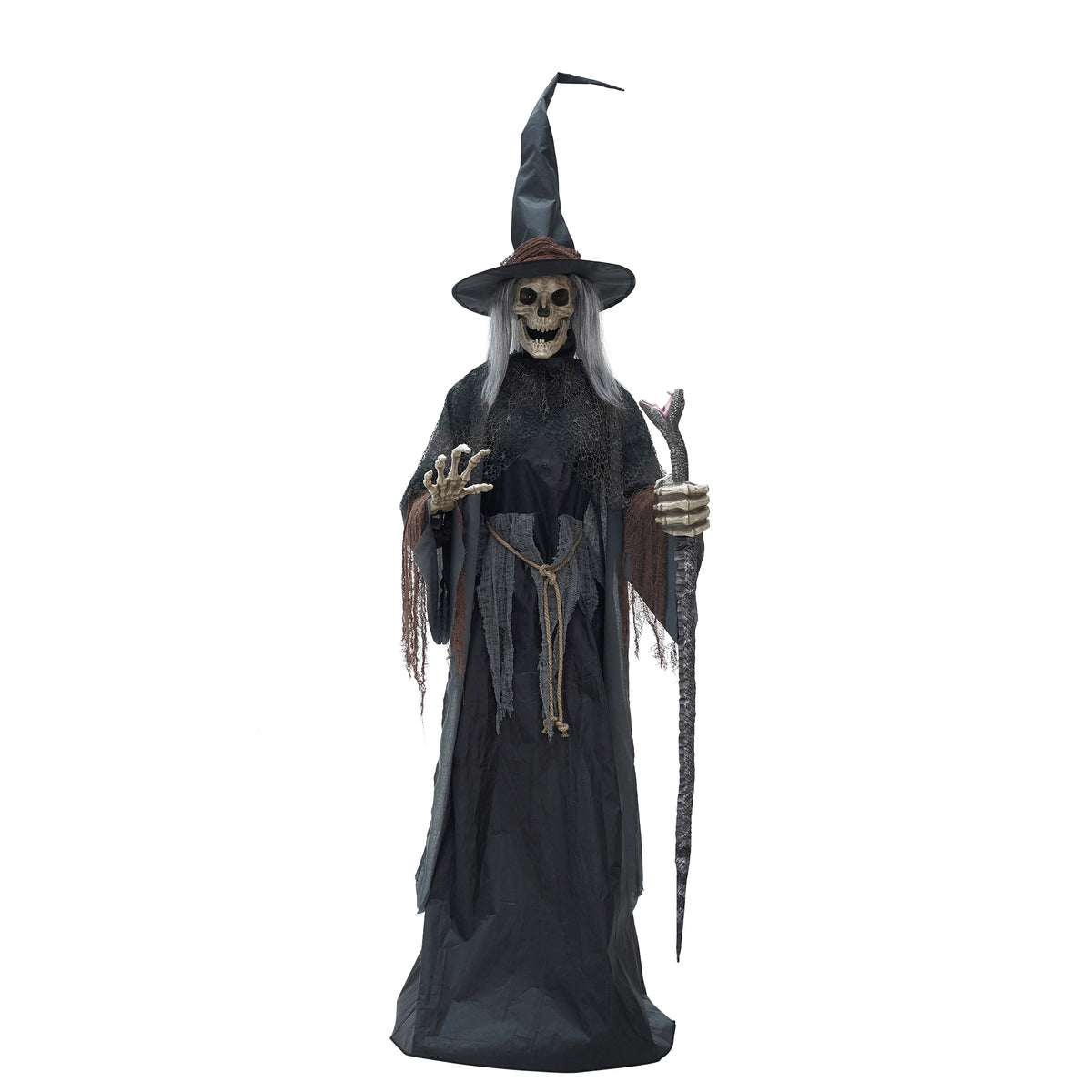 7 ft. Animated LED Macabre Witch