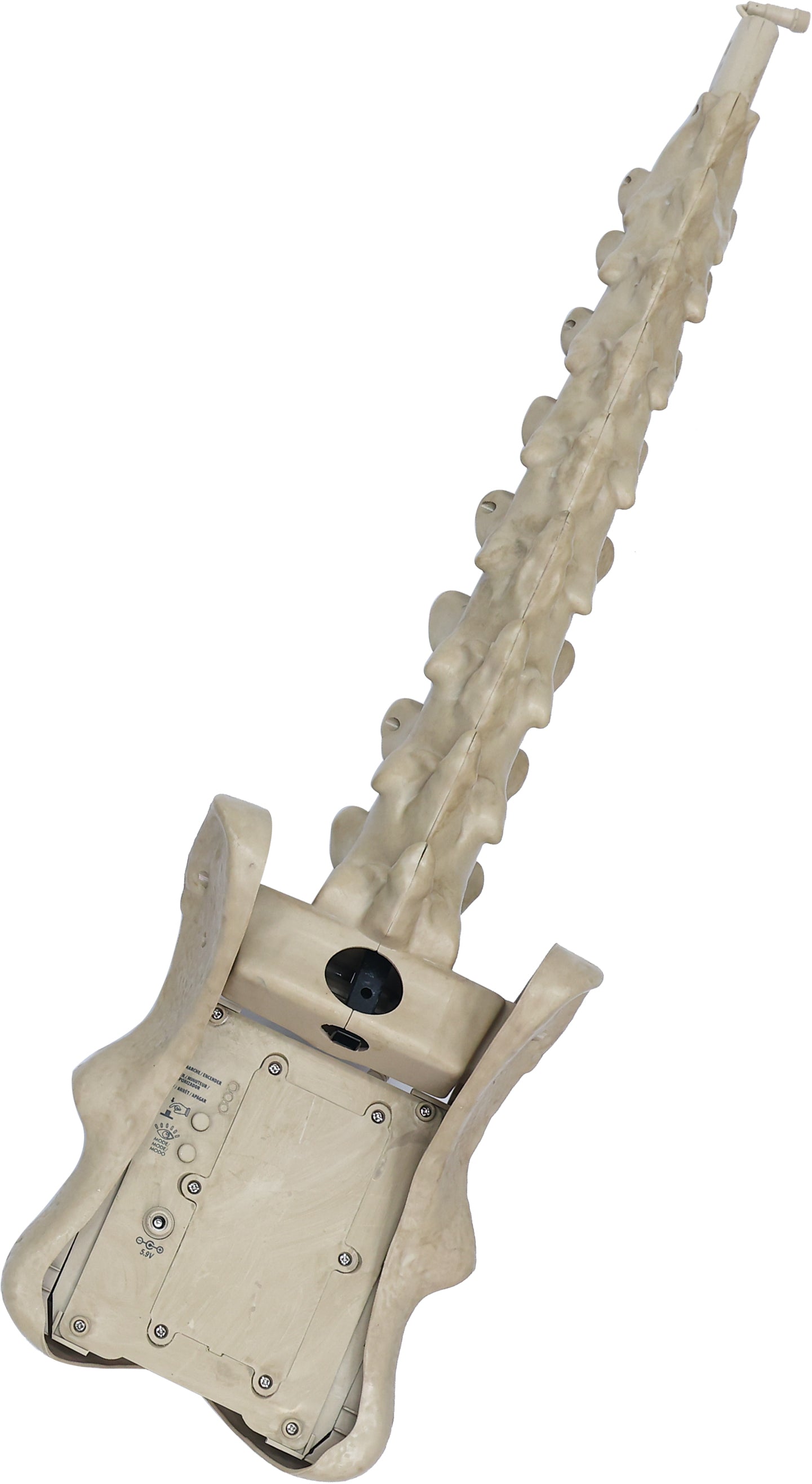 5.5 ft. Skelly's Sitting Dog with LCD Eyes