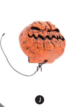7 ft. Animated Pumpkin Scarecrow
