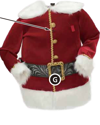 6 ft. Animated Wishlist Santa