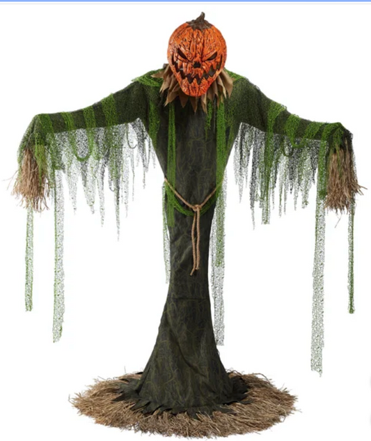 7 ft. Animated Pumpkin Scarecrow